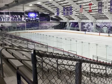 Ice Arena Graphic Overlay by Ninja Graphics in Lewiston, NY.